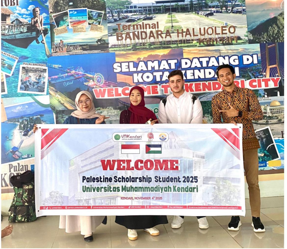 UM Kendari Sambut Mahasiswa Internasional Asal Palestina, Wujud Nyata Komitmen Kerja Sama Pendidikan Global