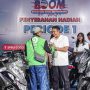 Rezeki Mitra Ojol dari MyPertamina, 25 Yamaha Lexi Dibagikan pada BOOM Periode 1