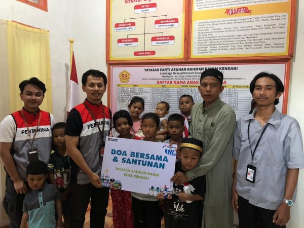 Pertamina Patra Niaga Regional Sulawesi Hadirkan Kebersamaan Lintas Agama Melalui Program Pertamina Berkah di Kendari