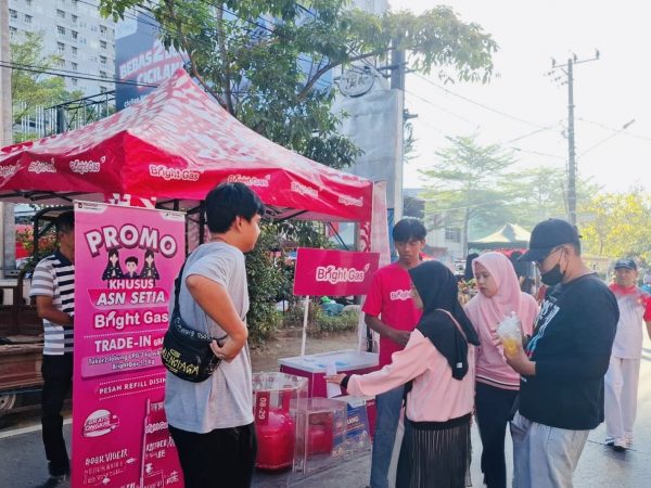 Pertamina Hadirkan Promo BrightGas di Car Free Day, Dukung LPG 3 Kg Tepat Sasaran
