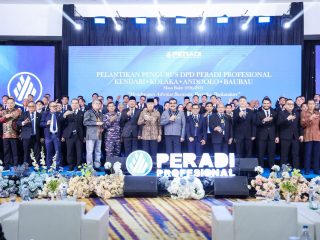 Empat DPD Peradi Profesional di Sultra Resmi Dilantik, Dorong Pembaruan Profesi Advokat