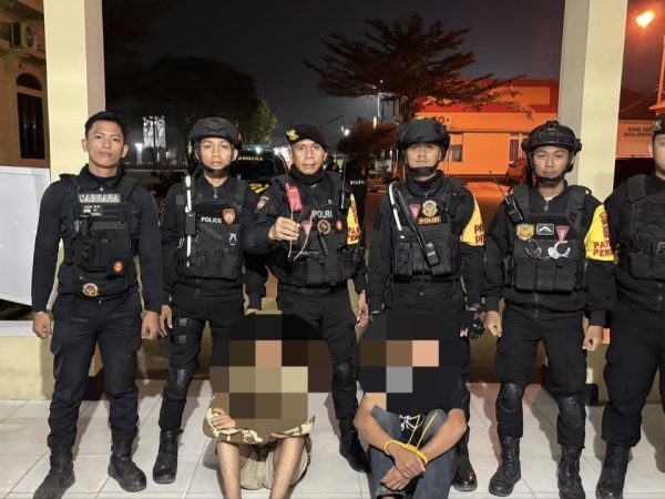 Patroli Gabungan di Kendari, Dua Remaja Diamankan Bersama Busur dan Anak Panah