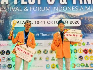 Dua Mahasiswa UHO Harumkan Sultra, Borong Silver Medal dan Poster Favorit di Malang