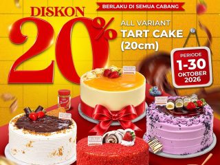 Sambut Bulan Oktober, Asia Baru Cake & Bakery Gelar Promo "Oktoberia" Diskon 20% untuk Tart Cake