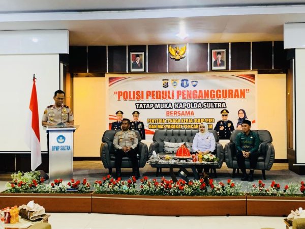 Polda Sultra Gandeng ABUJAPI, Program Polisi Peduli Pengangguran Buka Peluang Kerja bagi Masyarakat