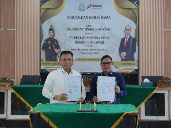 Pertamina Patra Niaga Regional Sulawesi dan Kejaksaan Tinggi Gorontalo Perkuat Sinergi melalui Penandatanganan Perjanjian Kerja Sama